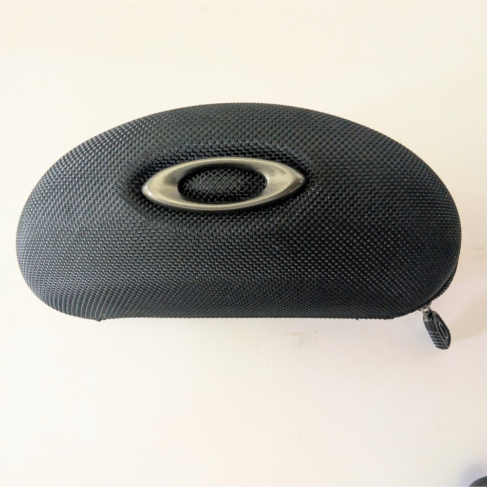 Oakley Ellipse O Black Ballistic Nylon Hard Sunglasses Case with Microfiber Bag